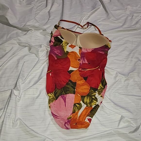 Spiegel swim Floral One-piece Swimsuit size 10 - Picture 2 of 5